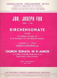 Kirchensonate d-Moll - Johann Joseph Fux
