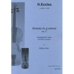Sonate g-Moll op.1,11 für - Henry Eccles