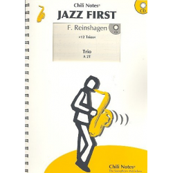 12 Trios (+CD) für 3 Saxophone (ATT) -Frank Reinshagen