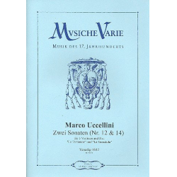 2 Sonaten Nr.12 und Nr.14 für 3 Violinen und Bc - Marco Uccellini