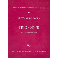 Trio C-Dur für 2 Violinen und Viola - Alessandro Rolla