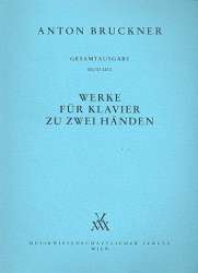 Werke für Klavier zu 2 Händen -Anton Bruckner