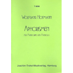 Aphorismen für Mandoline und - Wolfgang Hofmann