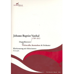 Konzert A-Dur für Violoncello, Kontrabass und Orchester - Johann Baptist (Krtitel) Vanhal