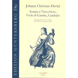 Sonate G-Dur für Traversflöte, - Johann Christian Hertel