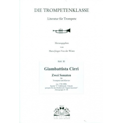 Trompetenklasse Band 3 - 2 Sonaten - Giovanni Battista Cirri