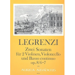 2 Sonaten op.8,6 und op.8,7 - - Giovanni Legrenzi