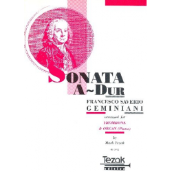 Sonate A-Dur : für Posaune und Orgel - Francesco Geminiani