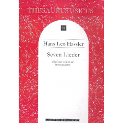 7 Lieder -Hans Leo Hassler