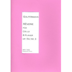 Reverie op.54,3 für Violoncello - Georg Goltermann