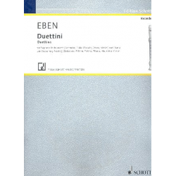 Duettini : für Sopranblockflöte - Petr Eben