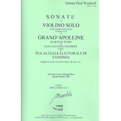6 Sonatas - Jean Paul Westhoff