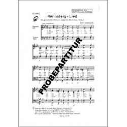 Rennsteig-Lied : für gem Chor a - Herbert Roth