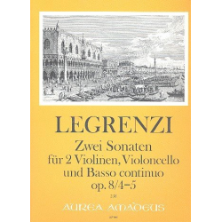 2 Sonaten op.8,4 und op.8,5 - - Giovanni Legrenzi