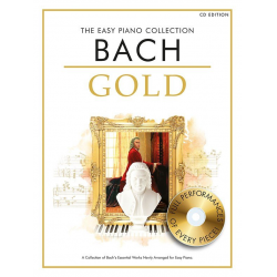 The easy Piano Collection Gold (+CD) -Johann Sebastian Bach