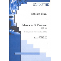 Mass for 3 voices - für 3 Violen - William Byrd