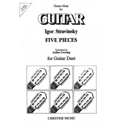 5 Pieces for 2 guitars - Igor Strawinsky