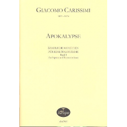 Apokalypse für Sopran und Bc - Giovanni Giacomo Carissimi