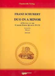 Duo a minor D173 for 2 guitars - Franz Schubert