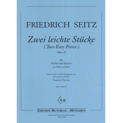 2 leichte Stücke op.26 - Friedrich Seitz