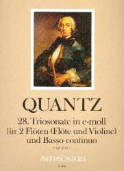 Triosonate in e-Moll Nr.28 QV 2,19 - - Johann Joachim Quantz