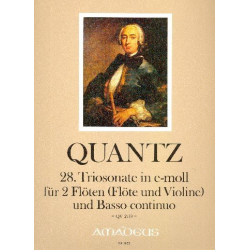 Triosonate in e-Moll Nr.28 QV 2,19 - -Johann Joachim Quantz