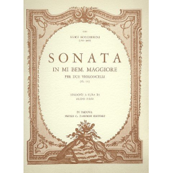 Sonate Es-Dur für 2 Violoncelli - Luigi Boccherini