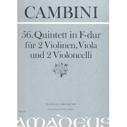 Quintett F-Dur Nr.56 - für 2 Violinen, Viola - Giuseppe Maria Gioaccino Cambini