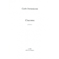 Chaconne für Gitarre - Carlo Domeniconi