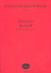 Sonaten Band 2 für Altblockflöte und Bc - Johann Sigismund Weiss