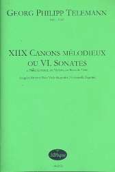 18 Canons Mélodieux ou 6 Sonates - Georg Philipp Telemann