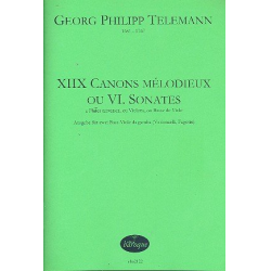 18 Canons Mélodieux ou 6 Sonates - Georg Philipp Telemann