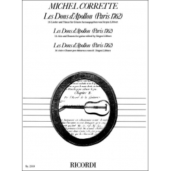 LES DONS D'APOLLON : 16 LIEDER UND - Michel Corrette