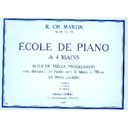 École de piano à 4 mains vol.2 op.128 - Robert Charles Martin