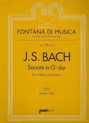 Sonate G-Dur BWV1021 für - Johann Sebastian Bach