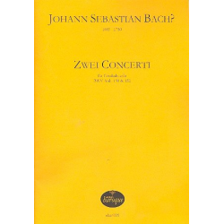 2 Konzerte für Cembalo - Johann Sebastian Bach