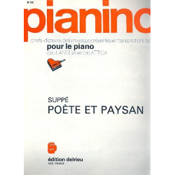 Poète et paysan pour piano - Franz von Suppé