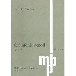 Sinfonie c-Moll Nr.6 op.58 - Alexander Glasunow
