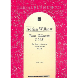 4 Villanelle for 4 voices or - Adrian Willaert