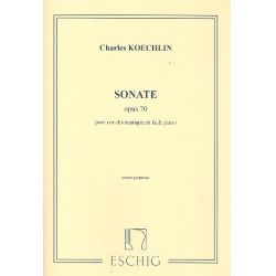 Sonate op.70 : - Charles Louis Eugene Koechlin