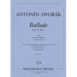 Ballade op.15,1 für Violine und Klavier - Antonin Dvorak