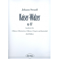 Kaiser-Walzer op.437 für 2 Oboen, - Johann Strauß / Strauss (Sohn)