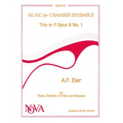 Trio F major op.9,1 for flute, - André Fréderic Eler