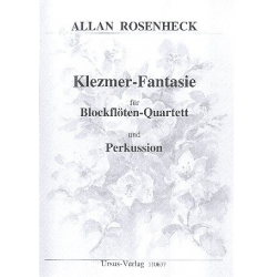 Klezmer-Fantasie für 4 Blockflöten (SATB) - Allan Rosenheck