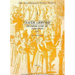Troisième livre de danseries - Claude Gervaise