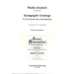 Synagogale Gesänge für - Moritz Deutsch