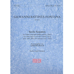6 Sonaten Band 1 (Nr.1-2) : - Giovanni Battista Fontana