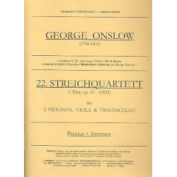 Streichquartett C-Dur Nr.22 op.47 - George Onslow