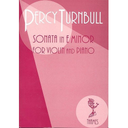 Sonata in e Minor for violin and piano - Percy Turnbull