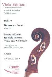 Sonate D-Dur für Viola solo und - Antonio Bartolomeo Bruni